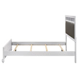 Barzini Wood California King Panel Bed White | Coaster | Home Elegance USA