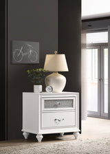 Barzini 2 - drawer Nightstand White | Coaster - 205892 - Home Elegance USA - 2