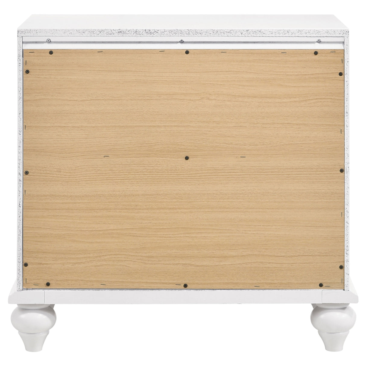Barzini 2-drawer Nightstand White - Home Elegance USA