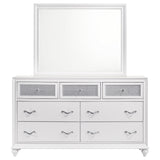 Barzini 7 - drawer Dresser with Mirror White | Coaster | Home Elegance USA