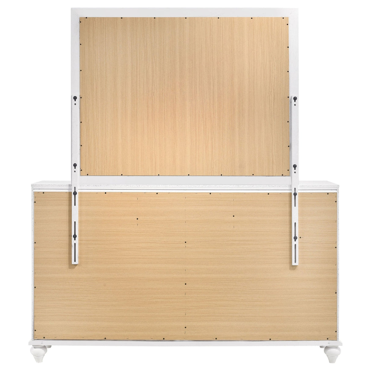 Barzini 7 - drawer Dresser with Mirror White | Coaster | Home Elegance USA