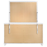 Barzini 7 - drawer Dresser with Mirror White | Coaster | Home Elegance USA