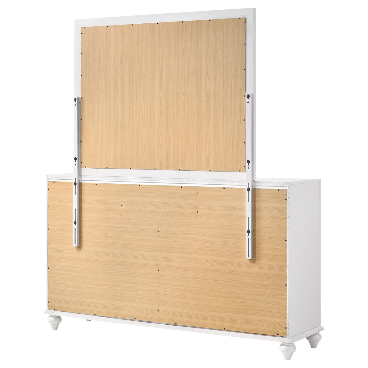 Barzini 7 - drawer Dresser with Mirror White | Coaster | Home Elegance USA