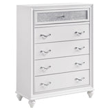 Barzini 5 - drawer Chest White | Coaster | Home Elegance USA