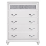 Barzini 5 - drawer Chest White | Coaster | Home Elegance USA