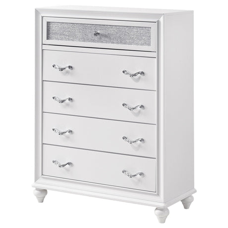 Barzini 5 - drawer Chest White | Coaster | Home Elegance USA