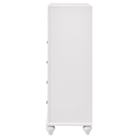 Barzini 5 - drawer Chest White | Coaster | Home Elegance USA