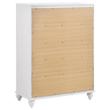 Barzini 5 - drawer Chest White | Coaster | Home Elegance USA