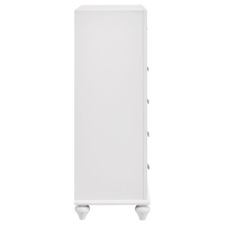 Barzini 5 - drawer Chest White | Coaster | Home Elegance USA