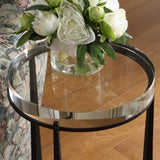 Midas Round Accent Table Dark Bronze - Black by Uttermost - View 4