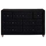 Deanna 7 - drawer Rectangular Dresser Black | Coaster | Home Elegance USA