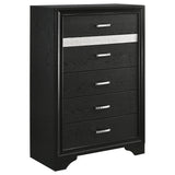 Miranda 5-piece California King Bedroom Set Black - sold by Home Elegance USA