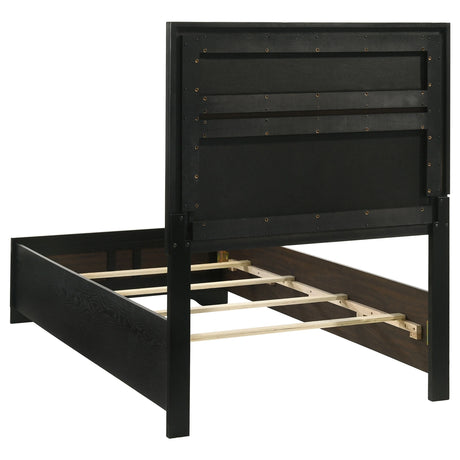 Miranda 5-piece Twin Bedroom Set Black - sold by Home Elegance USA