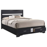 Queen Bed 4 Pc Set - Miranda 4-piece Queen Bedroom Set Black