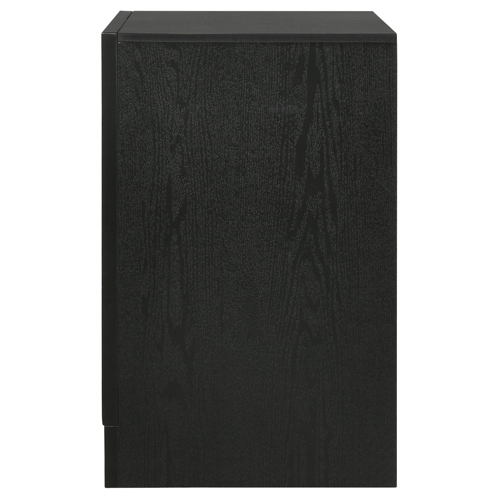 Nightstand - Miranda 2-drawer Nightstand Tray Black