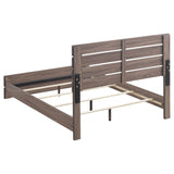 Brantford Wood Eastern King Panel Bed Barrel Oak | Coaster - 207041KE - Home Elegance USA - 4