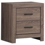 Nightstand - Brantford 2-drawer Nightstand Barrel Oak