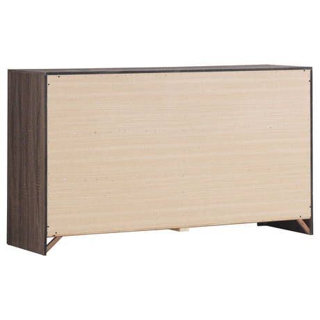 Brantford 6 - drawer Dresser Barrel Oak | Coaster | Home Elegance USA