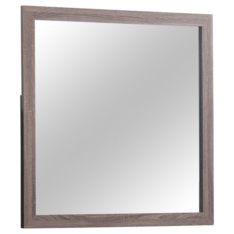 Dresser Mirror - Brantford Rectangle Dresser Mirror Barrel Oak