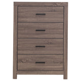 Brantford 4 - drawer Chest Barrel Oak | Coaster - 207045 - Home Elegance USA - 2