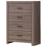 Brantford 4 - drawer Chest Barrel Oak | Coaster - 207045 - Home Elegance USA - 3