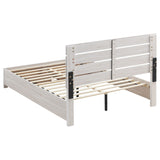 Brantford Wood Eastern King Panel Bed Coastal White | Coaster | Home Elegance USA