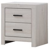 Brantford 2 - drawer Nightstand Coastal White | Coaster - 207052 - Home Elegance USA - 4