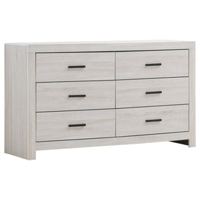 Brantford 6 - drawer Dresser Coastal White | Coaster | Home Elegance USA