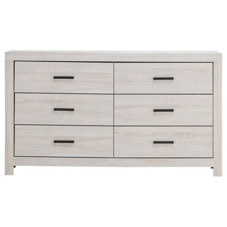 Brantford 6 - drawer Dresser Coastal White | Coaster | Home Elegance USA