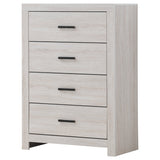 Brantford 4 - drawer Chest Coastal White | Coaster - 207055 - Home Elegance USA - 4