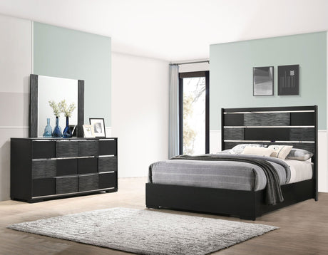 Blacktoft 4 - piece Eastern King Bedroom Set Black | Coaster | Home Elegance USA