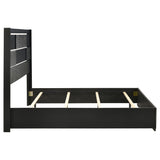 Blacktoft Wood Eastern King Panel Bed Black | Coaster - 207101KE - Home Elegance USA - 10