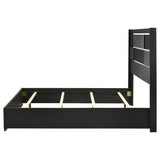 Blacktoft Wood Queen Panel Bed Black | Coaster - 207101Q - Home Elegance USA - 6