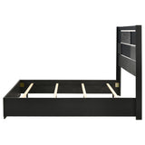 Queen Bed - Blacktoft Wood Queen Panel Bed Black