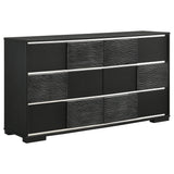 Blacktoft 6 - drawer Dresser Black | Coaster - 207103 - Home Elegance USA - 1