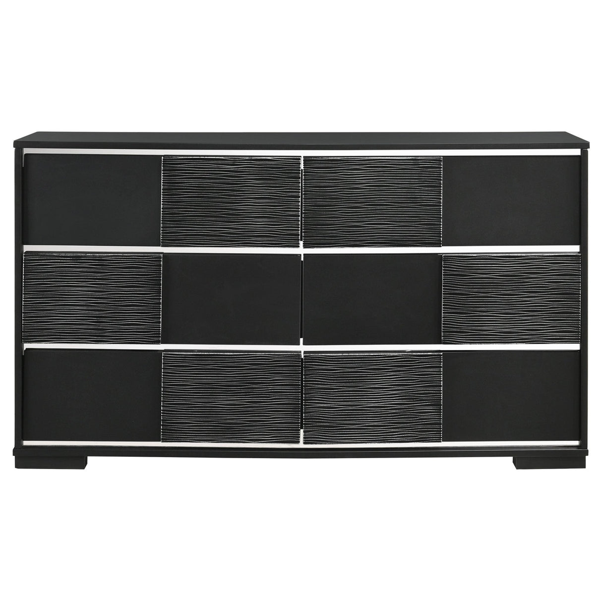 Blacktoft 6 - drawer Dresser Black | Coaster - 207103 - Home Elegance USA - 3