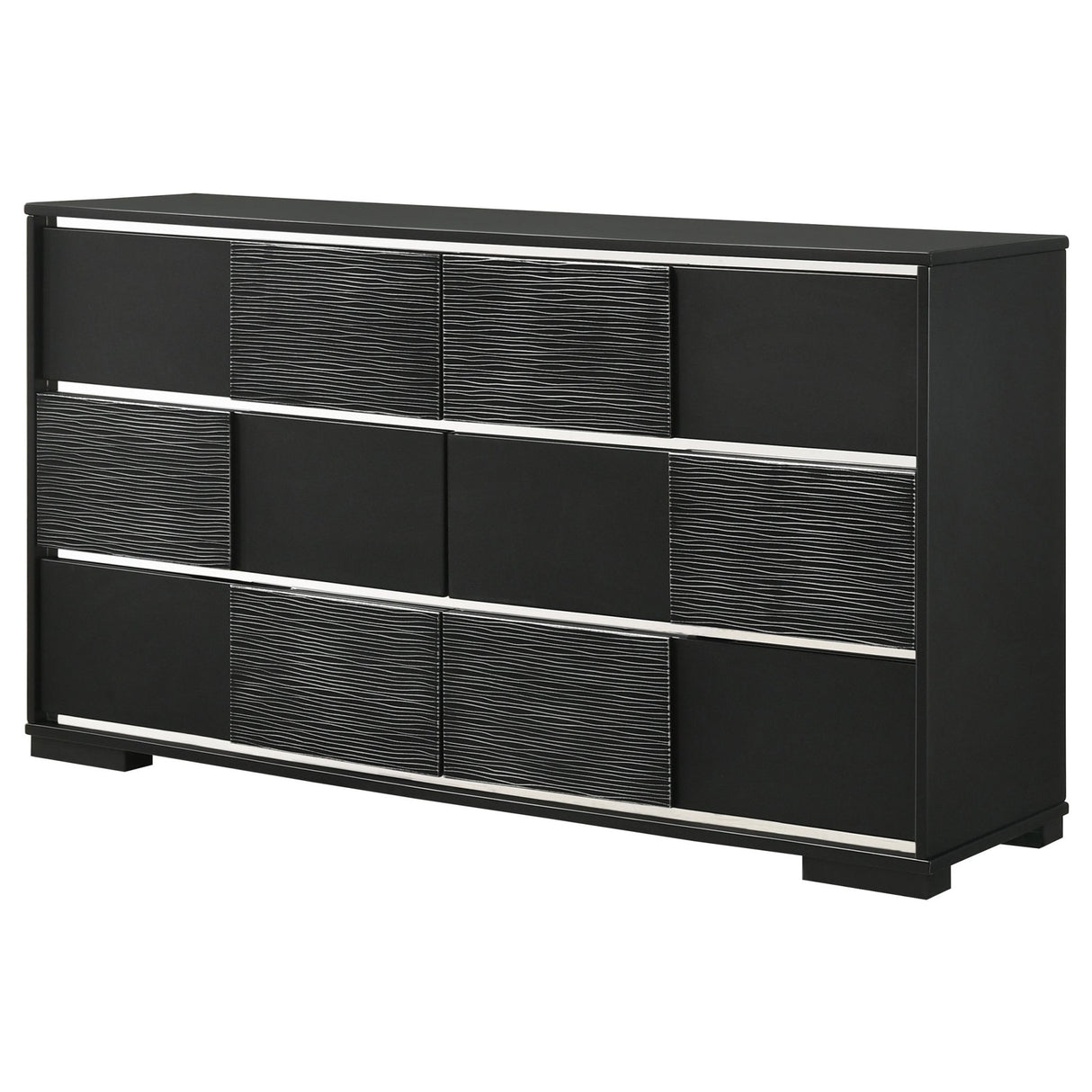 Blacktoft 6 - drawer Dresser Black | Coaster - 207103 - Home Elegance USA - 4