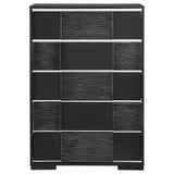 Blacktoft 5 - drawer Chest Black | Coaster - 207105 - Home Elegance USA - 3