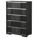 Blacktoft 5 - drawer Chest Black | Coaster - 207105 - Home Elegance USA - 4