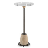 Arthur Crystal Drink Table - White by Uttermost - View 1
