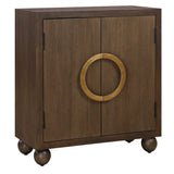 Mayenne 2 Door Wood Cabinet Oak - Dark Brown by Uttermost - View 4