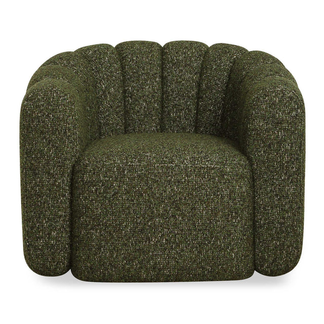 Lenoir Upholstered Swivel Chair - Dark Green by Uttermost - View 1