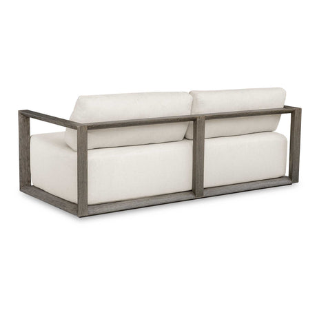 Remsen Outdoor Sofa Gray / Oyster White - White / Dark Gray by Uttermost - View 6