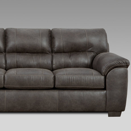 Tirana Contemporary Fabric Pillow-top Arm Sectional Sofa (Ottoman not included) - sold by Home Elegance USA