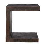 Obra Outdoor Side Table - Bronze by Uttermost - View 4