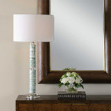 Jameis Marbled Table Lamp - Green / White by Uttermost - View 2