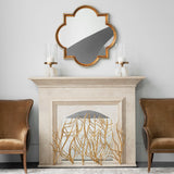 Gold Branches Decorative Fireplace Screen by Uttermost - View 4