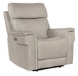 Lyra Zero Gravity Power Recliner WithPower Headrest - Light Gray by Hooker Furniture - View 1