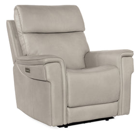 Lyra Zero Gravity Power Recliner WithPower Headrest - Light Gray by Hooker Furniture - View 1