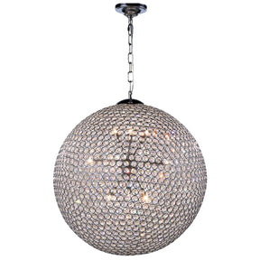 Cabaret 12-Light Chrome Pendant | Elegant Lighting